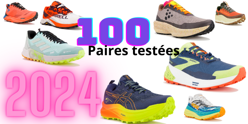 100 paires 2024 trail test