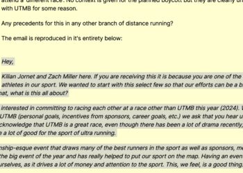 appell au boycott de l'UTMB