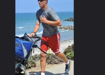 courir avec une poussette