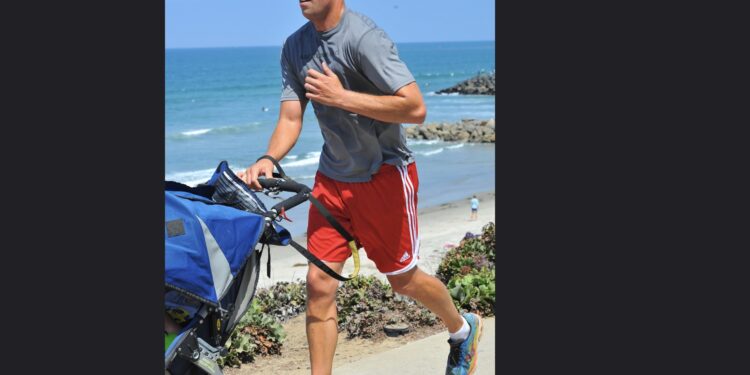 courir avec une poussette