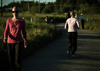 course à pied retour au calme