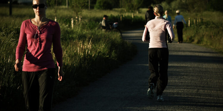 course à pied retour au calme