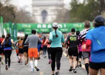 marcher lors du marathon de Paris