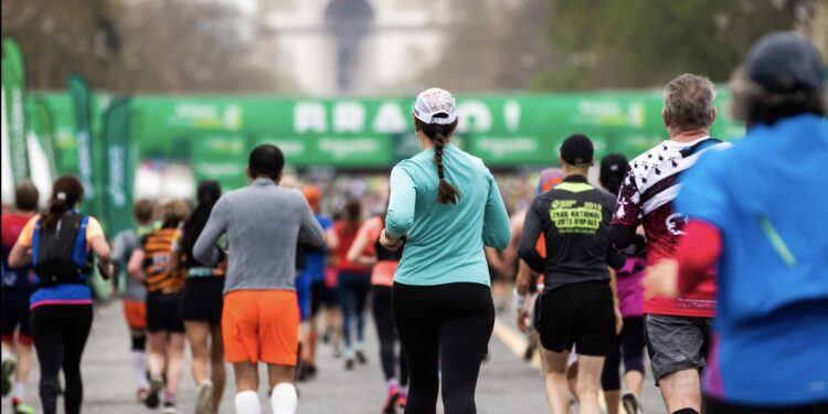 marcher lors du marathon de Paris