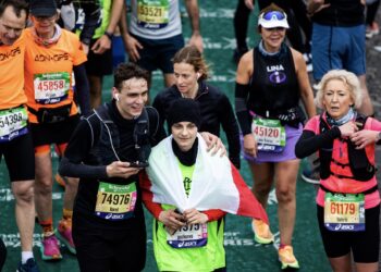 échauffement marathon de Paris