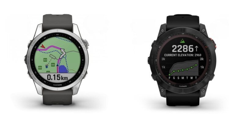 Fenix 7X Solar et Fenix 7S