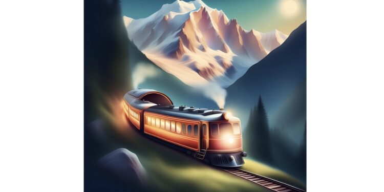 train mont blanc