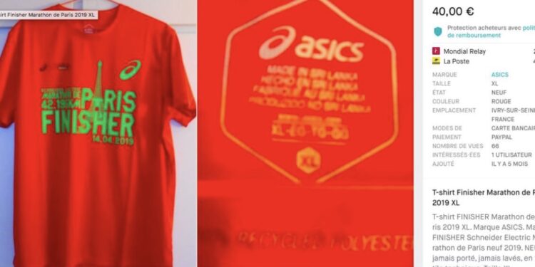 Ceux qui revendent leur teeshirt de finisher (et ceux qui les achète)