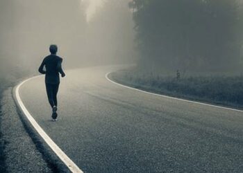 aller au travail en courant