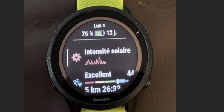 montre Garmin Forerunner 955 Solar